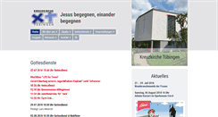 Desktop Screenshot of kreuzkirche-tuebingen.de